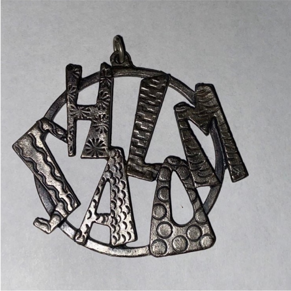 Vintage Jewish Shalom Pendant
